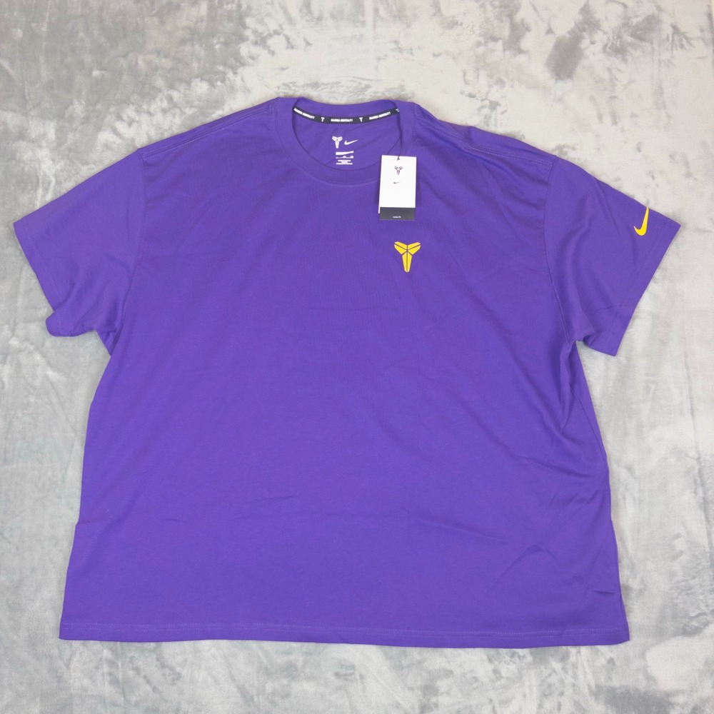 Nike Kobe Bryant Mamba Mentality T-Shirt Mens 3XL Purple HJ3318-504 Loose Tee
